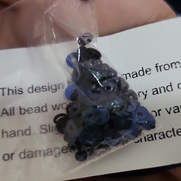 Holiday Ready!!!! Blue Embellished Aidan Mattox Dress Cocktail - Picture 4 of 5